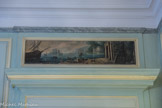 Musée des Arts Décoratifs. Salon des porcelaines.<br> Sessus-de- porte peint de paysages classiques,