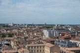 Bordeaux. La Tour Pey-Berland.<br> Le Grand Thèâtre, les deux tours de l'église des Chartrons, le monument aux Girondins.