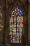 Saint-Emilion. L’ensemble Collégiale.<br> En haut, la Pentecôte. Au milieu, la Cène. En bas, l'Adoration des Bergers et des Mages.