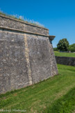Citadelle de Blaye<br>. Le bastion Saint Romain et sa guérite en pierre, restaurée en 1995.