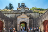 Citadelle de Blaye<br>. La porte Royale. Le vestibule de forme ovoïde.