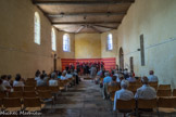 Citadelle de Blaye<br>. Le couvent des Minimes. L’ordre mendiant des Minimes impose le vœu de pauvreté. Cependant, malgré l’architecture sévère, on peut remarquer le soin apporté aux décors qui sont parvenus jusqu’à nous, dans la chapelle latérale et le déambulatoire du cloître.