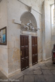 Le phare de Cordouan.<br> Le vestibule. Niches d’à peine 3m² ayant servi de chambres aux gardiens.