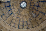 Le phare de Cordouan.<br> LA CHAPELLE ROYALE. La coupole à caissons dans le style architectural de la Renaissance.