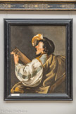 Musée des Beaux Arts. <br> Hendrick Ter Brugghen
Deventer, 1588 - Utrecht, 1629
Un chanteur s'accompagnant au Luth
1624 Huile sur toile