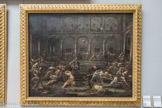Musée des Beaux Arts. <br> Alessandro Magnasco
Gênes, 1667 – Gênes, 1749
Arrivée et interrogatoire des galériens dans la prison de gênes
Huile sur toile