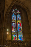 Eglise Saint-Seurin. <br> En haut, l'Annonciation. En bas, la Visitation.