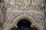 Eglise Saint-Seurin. <br> Le  Jugement dernier, avec saint Michel pesant les âmes.