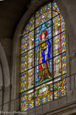 <center> Sainte Marguerite</center> Saint Louis avec la croix et la couronne d'épines, par Édouard-Amédée Didron (1836-1902).