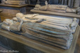 <center>Blanche de Navarre et Jeanne de France. </center>Jeanne de France, morte en 1371, fille de Philippe VI de Valois et de Blanche de Navarre. Atelier de Jean de Liège vers 1371, marbre.