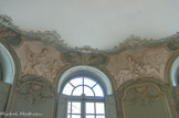 <center></center><center>Hôtel de Soubise. Archives Nationales.</center>Le salon ovale. La Musique, à droite La Poésie et les Arts plastiques de Lambert-Sigisbert Adam.