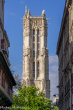 <center></center><center>Tour St Jacques.</center>C'est le seul vestige de l'église St-Jacques-de-la-Boucherie. Pascal y aurait renouvelé ses expériences barométriques du Puy-de-Dôme en 1648.