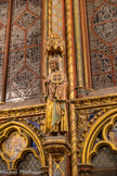 <center></center><center>La Sainte-Chapelle.  </center>A droite,  bas du vitrail du livre des nombres.