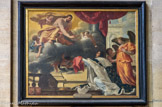 <center>L'église Saint-Paul-Saint-Louis</center>Chapelle du Sacré-Cœur. Tableau «Saint Louis recevant la couronne d'épines des mains du Christ» de Michel Ier Corneille l'Ancien (1601-1664)