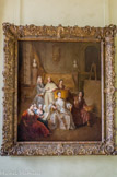 <center>Le château de Sceaux. </center> François de Troy (1645-1730). Le Peintre et sa famille. Vers 1715. 
Ce très beau tableau, dont il existe une réplique autographe au musée de Tessé au Mans représente l'artiste se préparant à brosser le portrait de son épouse, Jeanne Cotelle, fille d'un peintre ornemaniste chez qui de Troy avait fait ses débuts. La scène se situe dans l'hôtel particulier que le peintre habitait alors à Paris, rue Neuve-des-Petits-Champs, juste en face de la rue Vivienne. Six enfants issus du couple sont représentés alentour : quatre filles et deux fils. L'un d'eux se fit moine chartreux, sous le nom de Dom de Troy, et l'autre suivit la carrière de son père : Jean-François de Troy (1679-1752), auteur de tableaux aussi célèbres que le déjeuner d'huitres (Chantilly, musée Condé) ou La Lecture de Molière (collection particulière), devint directeur de l'Académie de France à Rome.