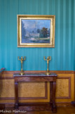 <center>Le château de Sceaux. </center> Georges Jacob. Cheny l739, Paris 1814. Paire de consoles provenant du château de Neuilly. Acajou et marbre, fleur de pêcher 1830 - 1847