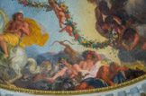 <center>Le château de Sceaux. </center> Le Pavillon de l'Aurore. Bacchus pour l'automne, avec Silène qui dort.