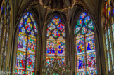 <center></center><center>L'église Saint-Gervais.</center> Dans la chapelle de la Vierge datant de 1517, restaurée par Baltard, on trouve des vitraux réalisés par Jean Chastellain décrivant la vie de la Vierge : au centre, Mariage de la Vierge et la Vierge au Temple. A droite, La Visitation, le doute de Joseph et la Nativité. A gauche, les vitraux consacrés à Anne et Joachim.