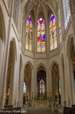<center></center><center>L'église Saint-Gervais.</center> Le chœur et l'abside de l'église Saint-Gervais.
Les trois vitraux centraux de l'abside sont du XIXe siècle.