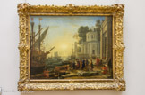 <center>Le Débarquement de Cléopâtre à Tarse, 1642 - 1643. </center>Claude GELLÉE dit Claude LORRAIN. Chamagne vers 1602 – Rome 1682. Cléopâtre arrive à Tarse pour y rencontrer Marc-Antoine qu'elle séduira. Ce sujet, illustrant l'ambition d'une reine ne réussissant finalement pas à régner sur Rome, a pour pendant David sacré roi par Samuel.