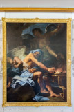 <center>Le domaine de Marly</center>L'hiver. Jean Jouvenet. 1699. Au centre, le vent Borée se chauffe devant un brasero. En haut et à gauche, deux génies boréaux soufflent un air gelé. En haut de la composition, la figure ailée qui verse la jarre d'eau symbolise le signe du Verseau, dont la constellation est visible au solstice d'hiver.