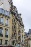 <center>Rue de Sèvres</center> Hôtel Le Lutetia. Construit en 1910 à l'initiative de Madame Boucicaut, propriétaire du grand magasin Le Bon Marché « afin que ses importants clients de province fussent logés dans un établissement tout proche et correspondant à leur train de vie, quand ils venaient faire leurs courses à Paris », l'hôtel Lutetia est un hôtel Art nouveau avec un des premiers bars au style Art déco à Paris. Il est conçu par les architectes Louis-Charles Boileau et Henri Tauzin. Les sculptures sont de Léon Binet, puis de Paul Belmondo.
Le 14 juin 1940, l'armée allemande occupe Paris. Le lendemain, l'hôtel est occupé par l'Abwehr, le service de renseignement et de contre-espionnage de l'état-major allemand, qui y installe son quartier général. Le chef de la Geheime Feldpolizei s'y installe aussi. À la Libération, le propriétaire de l'hôtel doit, pour prouver son engagement envers la Résistance, mettre à sa disposition le Lutetia. L'hôtel accueille les déportés à leur retour des camps de concentration nazis. C'est Sabine Zlatin, surnommée la « dame d'Izieu », qui assure la mise sur pied du centre d'accueil, vers lequel convergent les familles à la recherche d'information sur d'éventuels proches déportés. Aujourd'hui, une plaque posée à l'extérieur de l'hôtel rappelle cet épisode
