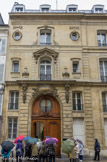 <center>Rue du Cherche Midi</center> Hôtel de Marsilly. Demeure de Charles-Joseph Lambrechts, ministre de la Justice de 1797 à 1799. C'est lui qui rédigea l'acte de déchéance de Napoléon.
