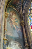 <center>Saint Eustache</center> La chapelle des Charcutiers (ou Saint-André). Le ravissement de saint André, Isidore Pils.