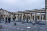<center>Le parcours Molière.</center>Le Palais Royal. Les colonnes de Buren. Cette sculpture est intitulée 