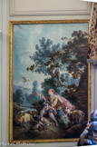 <center>Musée Nissim de Camondo</center>Le salon des Huet. Ce grand cycle décoratif comprend sept compositions et trois dessus de porte et illustre les progrès de l’amour entre un berger et une bergère, grâce à la complicité d’un chien et d’une colombe. Jean-Baptiste Huet fut l’un des grands peintres animaliers du XVIIIe siècle et c’est en hommage à son cycle que le salon circulaire placé à la jonction des deux ailes de l’hôtel Camondo prit le nom de Salon des Huet.