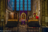 <center>Chapelle Notre-Dame De Guadalupe (Mexique). </center> « Seigneur des miracles » saint patron de Lima et du Pérou, vénéré depuis 1687 dans le couvent des Nazaréens de Lii copie du tableau original offerte en 2014 par la confrérie des Porteurs du Seigneur des Miracles par Dante Meza, peintre.