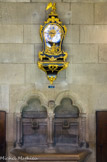 <center>Le Trésor de Notre-Dame. </center> Pendule d'applique. Ébène et bronze doré. Époque de Louis XV.