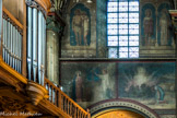 <center></center><center>Eglise Saint-Germain-des-Prés. </center> Tout autour du chœur et de la nef, Hippolyte Flandrin, le plus célèbre des élèves d'Ingres, a peint à la cire une suite de compositions tirées de l'Ancien (à droite) et du Nouveau Testament (à gauche). Fresques du XIXe siècle. Côté gauche. En haut, Adam et Eve, Abel et Enoch. A gauche, l'Annonciation, à droite, le Buisson Ardent.