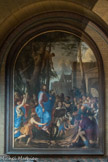 <center></center><center>Eglise Saint-Germain-des-Prés. </center> Peinture de Laurent LA HYRE (XVIIe) : L'entrée de Jésus à Jérusalem.