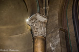 <center></center><center>Eglise Saint-Germain-des-Prés. </center> Un des chapiteaux les plus anciens de l'église : le combat de David et Goliath.