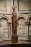 <center></center><center>Eglise Saint-Germain-des-Prés. </center> Chapelle St-Germain. Statue de Saint Germain en bois, par Muriel PULITZER (1961).