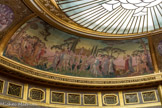 <center>Théâtre des Champs-Élysées.</center>L'Orchestique grecque. A droite, Orphée et Eurydice.