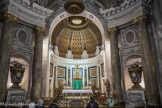 <center></center><center>Chapelle Notre-Dame de Consolation. </center> Louis-Auguste Hiolin réalise la décoration sculpturale intérieure, Henri Carot les vitraux et verrières, Albert Maignan la peinture de la coupole.