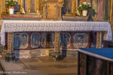 <center></center><center>Église Saint-Germain-l'Auxerrois.</center> Scènes de la vie de la Vierge : présentation de Marie au temple, rencontre de la porte dorée, l'Annonciation, la Visitation et la Nativité.