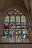 <center></center><center>Église Saint-Germain-l'Auxerrois.</center> En bas, de gauche à droite : Saint Pierre, construction d'un oratoire, martyre du pape Saint Sixte, Éducation de la Vierge. Au dessus : Arrestation et martyre de Saint Vincent - Arrestation du pape Saint Sixte . Tout en haut, Ravissement de Sainte Marie l'Égyptienne.