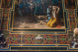 <center></center><center>Église Saint-Germain-l'Auxerrois.</center> Descente de croix, fresque de J. Guichard (1845). En bas, Esdras et St Grégoire.