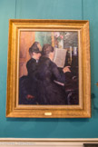 <center></center><center>Musée Marmottan Monet.</center> GUSTAVE CAJLLE BOTTE 1848-1894
LA LEÇON DE PIANO 1881
Huile sur toile