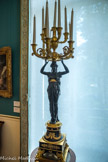 <center></center><center>Musée Marmottan Monet.</center> CLAUDE-FRANÇOIS RABIAT 1756-1815
PAIRE DE CANDÉLABRES Époque Empire Bronze noir et doré