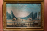 <center></center><center>Musée Marmottan Monet.</center> LOUIS CARROGIS, DIT CARMONTELLE 1717-1806
ENTRÉE DU PARC DU RAINCY
1780
Gouache