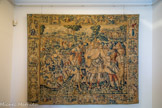 <center></center><center>Musée Marmottan Monet.</center> ANONYME
TAPISSERIE
« SCÈNE DE LA VIE D'ALEXANDRE »
4ème quart du XVIe siècle Laine et soie