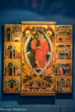 <center></center><center>Musée Marmottan Monet.</center> MAÎTRE DE CESI
TRIPTYQUE : L'ASSOMPTION DE LA VIERGE
Peinture à tempera sur bois