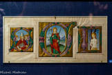<center></center><center>Musée Marmottan Monet.</center> Saint Grégoire et deux saints. Initiale S.
Sainte Agathe. Initiale G
Saint Sébastien. Initiale L.