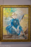 <center></center><center>Musée Marmottan Monet.</center> Berthe Morisot. FILLETTE AU JERSEY BLEU 1886 Pastel