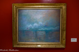 <center></center><center>Musée Marmottan Monet.</center> CLAUDE MONET 1840-1926
CHARING CROSS BRIDGE. FUMÉES DANS LE BROUILLARD 1902
Huile sur toile