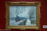 <center></center><center>Musée Marmottan Monet.</center> LE TRAIN DANS LA NEIGE.
LA LOCOMOTIVE
1875
Huile sur toile